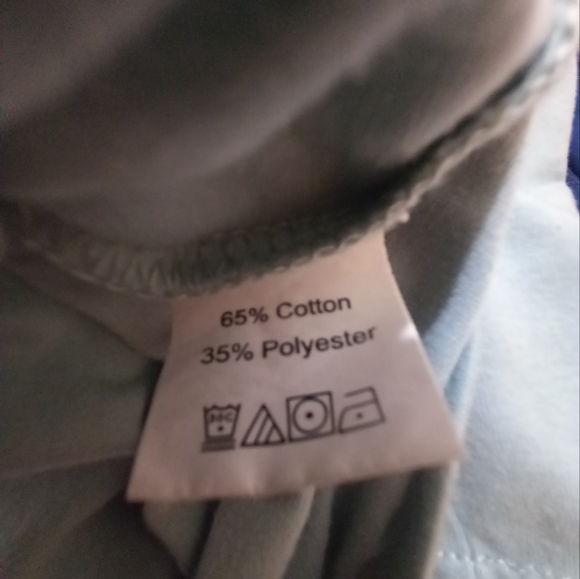 ROMWE Los Angeles Cali Crop Blue and orange Top Medium EUC - Picture 3 of 4